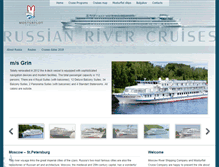 Tablet Screenshot of mosturflot.com